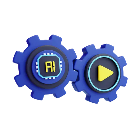 Al Video Generator  3D Icon