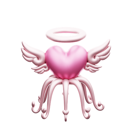 Ala del ángel  3D Icon