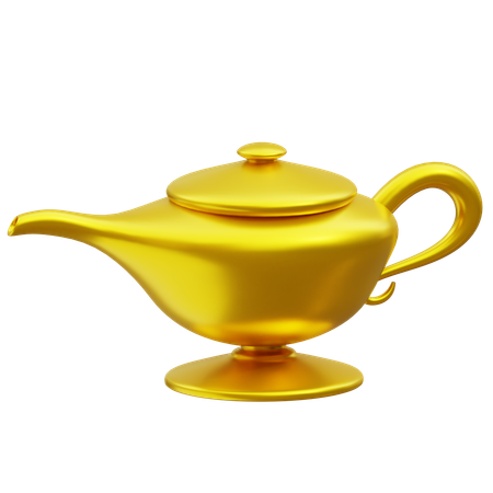 Aladin Lamp  3D Icon