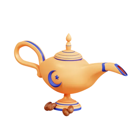 Aladin Lamp  3D Icon