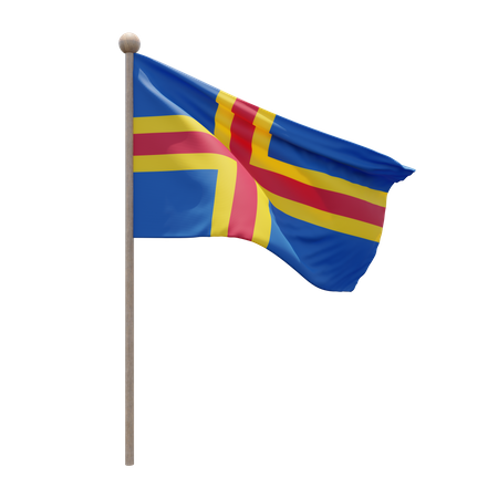 Mastro de Åland  3D Flag