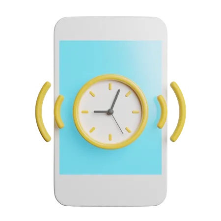 Alarm Phone Wake Up 3D Icon