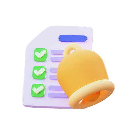 Alarm  3D Icon