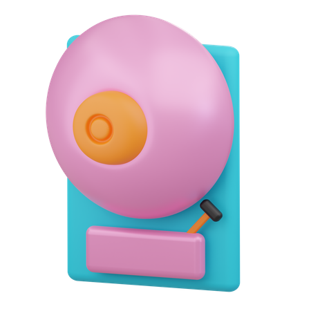 Alarm Bell  3D Icon