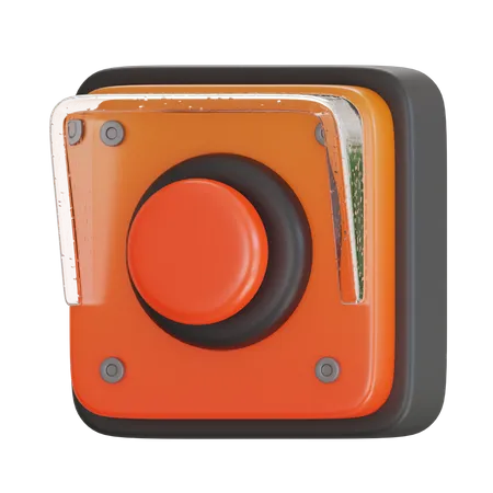 Alarm Button  3D Icon