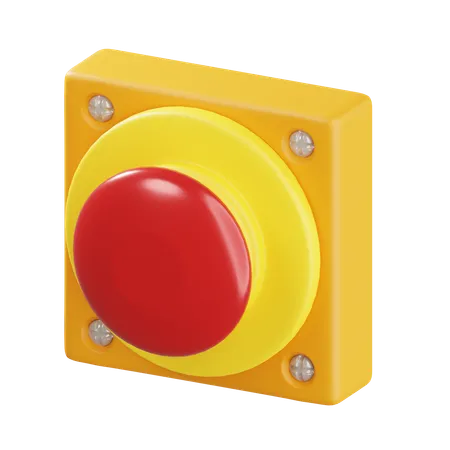 Alarm Button  3D Icon