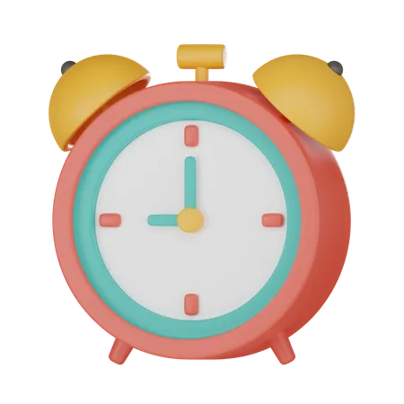 Alarm Clock 3 D Illustration 3D Icon