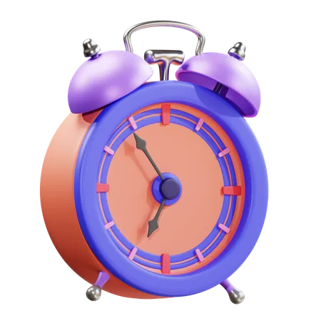 3 D Render Alarm Clock 3D Icon