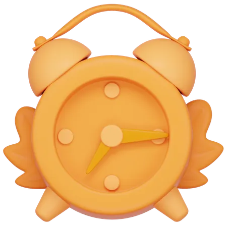 3 D Alarm Clock Icon 3D Icon