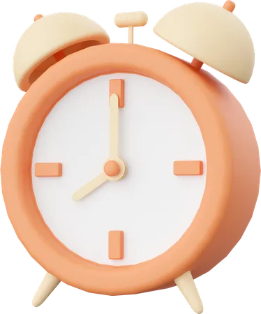 Alarm Clock 3 D Illustration Of Travel Equipments 3D Icon