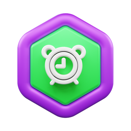 目覚まし時計  3D Icon