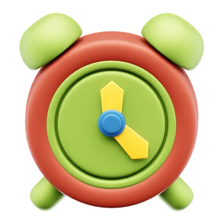 目覚まし時計  3D Icon