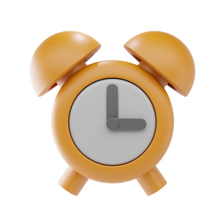 目覚まし時計  3D Icon