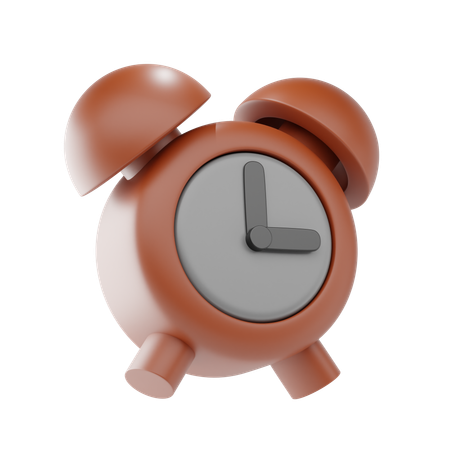 目覚まし時計  3D Icon