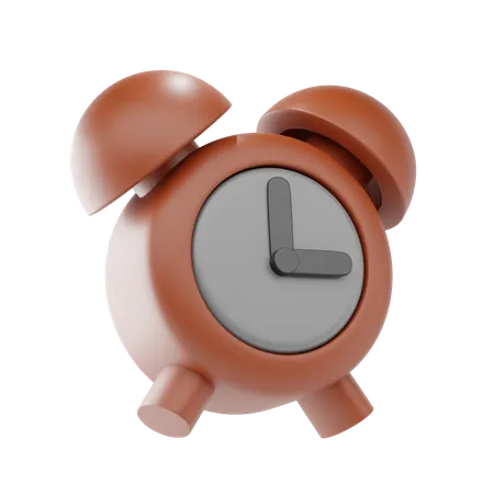 目覚まし時計  3D Icon