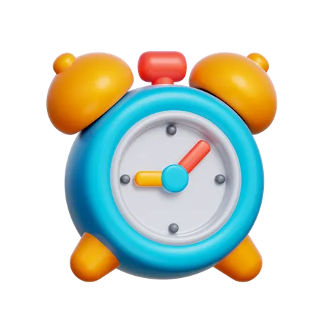 目覚まし時計  3D Icon