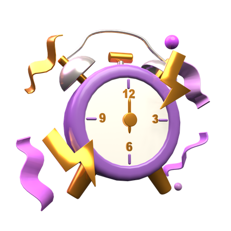 Alarm Clock  3D Icon