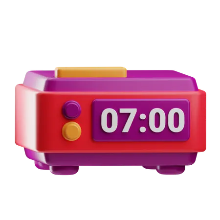 Alarm Clock  3D Icon