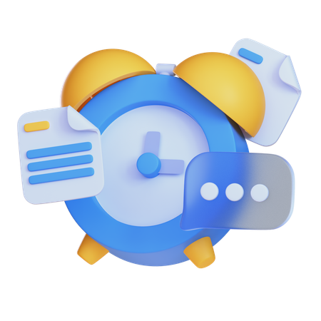 Alarm Clock  3D Icon
