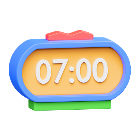 Alarm Clock  3D Icon