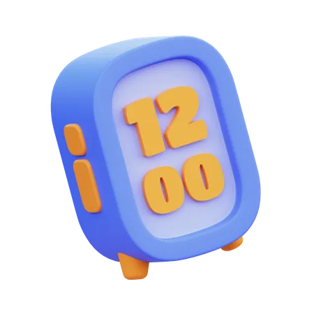 Alarm Clock  3D Icon