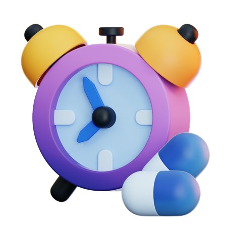 Alarm Clock  3D Icon