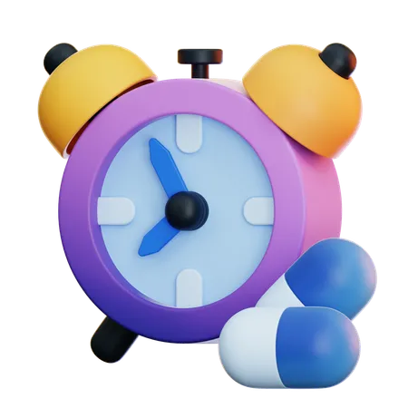 Alarm Clock  3D Icon