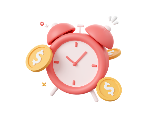 Alarm Clock  3D Icon
