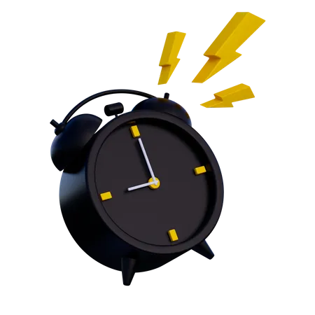 Alarm Clock  3D Illustration