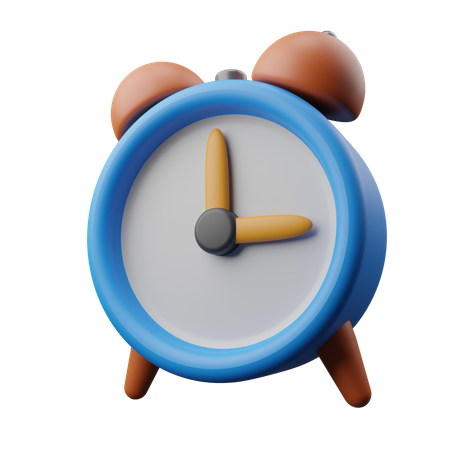 Alarm Clock  3D Illustration