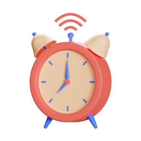 Alarm Clock  3D Illustration