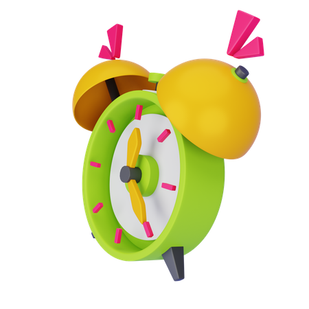 Alarm Clock  3D Illustration