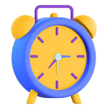 Alarm Clock  3D Illustration