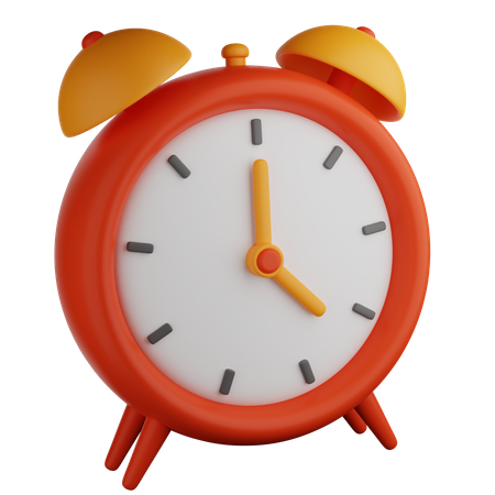 Alarm Clock  3D Illustration