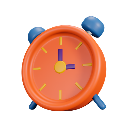 Alarm Clock  3D Illustration