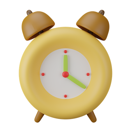 Alarm Clock  3D Illustration