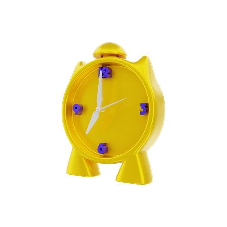 Alarm Clock  3D Illustration