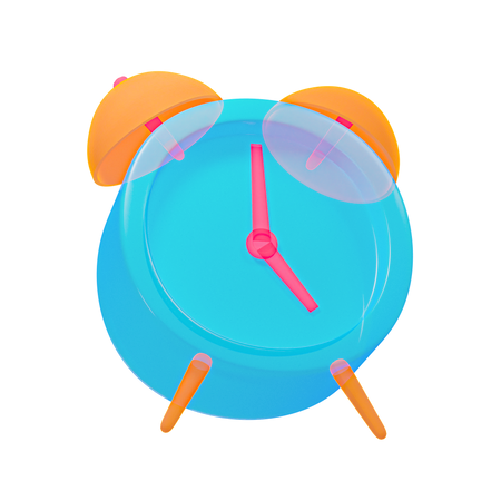 Alarm Clock  3D Illustration