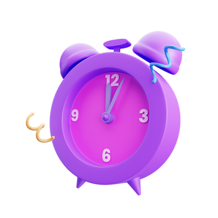 Alarm Clock  3D Illustration