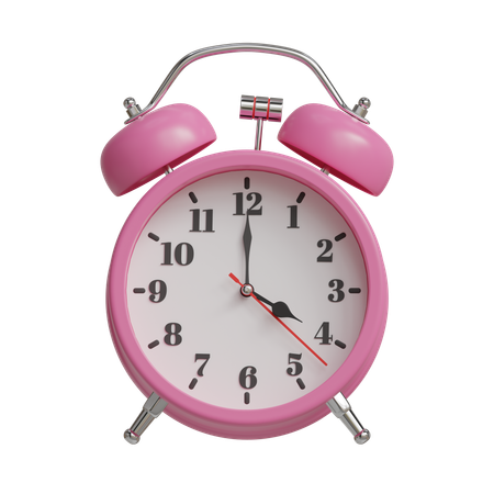 Alarm clock 4 o clock  3D Icon