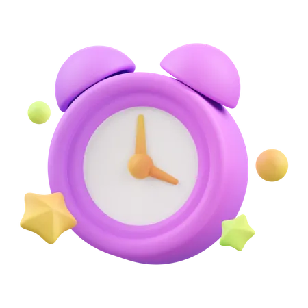 Alarm Clock 3 D Render Icon Illustration 3D Icon