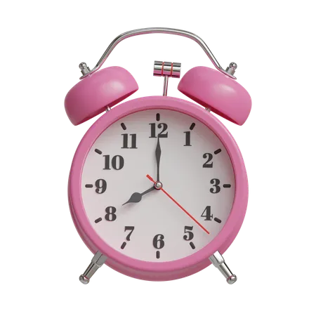 Alarm clock 8 o clock  3D Icon