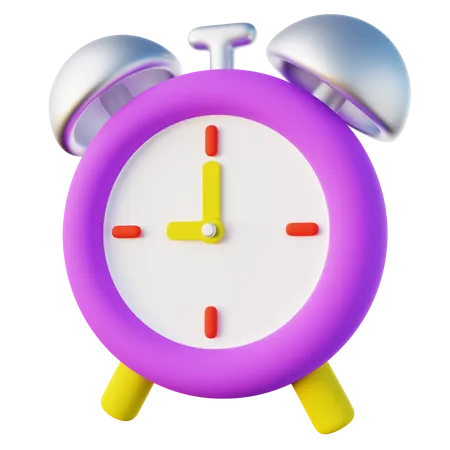 3 D Illustration Of Alarm Clock 3D Icon