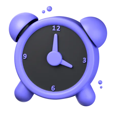 Alarm Clock 3 D Illustration Object 3D Icon