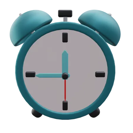 Alarm Clock Education 3 D Icon Illustration With Transparent Background 3D Icon