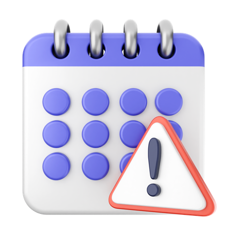 Alarmkalender  3D Icon