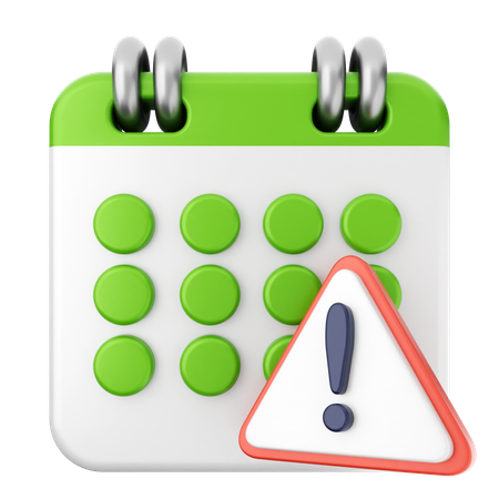 Alarmkalender  3D Icon