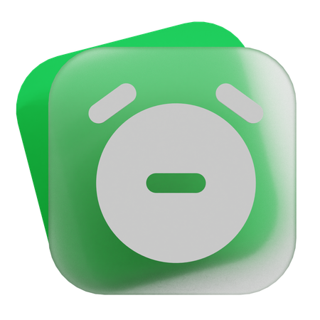 Alarm Minus  3D Icon