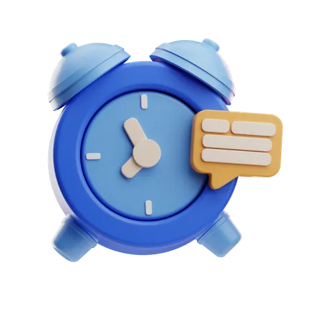 Alarm Notification  3D Icon