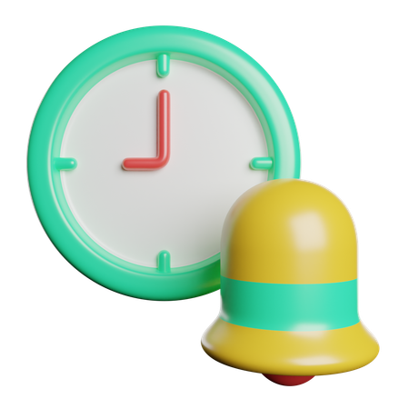 Alarm Notification  3D Icon